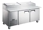 image of Drago America DRPP70 Pizza Prep Table Refrigerated Counter