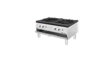 image of Drago America DRSPR2 35" Double-Ring Cast Iron Burners Gas Stock Pot Range