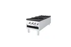 image of Drago America DRSPR2V 17" Double-Ring Cast Iron Burners Gas Stock Pot Range