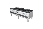 image of Drago America DRSPR3V 53" Double-Ring Cast Iron Burners Gas Stock Pot Range
