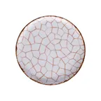 image of GET PA133I712812 - 11" Coupe China Plate, Cracked, Round, 11" Diameter