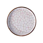image of GET PA133I992812 - 11" Cracked Rustic China Dinner Plate, Round, 11" Dia.