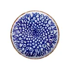 image of GET PA134I992812 Dinner Plate, 11" Round, Rustic Indigo China, 11" Diameter