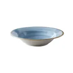 image of GET PA1604903712 Round Rimmed China Bowl, 9-3/4", 18.6 Oz, Blue, General Use - 1 Dozen