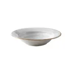 image of GET PA1607903712 - 9.75" Rimmed Round China Bowl, Gray, General Usage Dinnerware - 1 Dozen