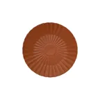 image of GET PA1817022012TALLER Dessert Plate, 8" Dia., Round Bahia Terracotta China, - 1 Dozen
