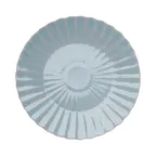 image of GET PA1843052812TALLER Round China Plate, 11.2" Diameter, Bahia Kai Finish - 1 Dozen