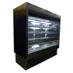 image of Howard-McCray SC-OD35E-8-B-LED 99" Dairy Open Air Merchandiser in Black, Self-Contained