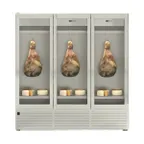 image of Oscartek PROVINO I RM700 28" Red Meat Display Case, Solid Side, Stainless, Triple‑Pane Glass Door