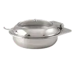 image of Spring USA 2172-6/37 Buffet Server, 6 Qt Round, Steel, Induction Ready, Cover with Insert Pan