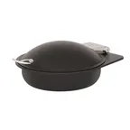 image of Spring USA 2172-8/37 Induction Server 6 Qt Round 16.73" Dia Steel Pan Titanium Hinged Cover