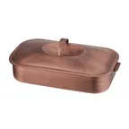 image of Spring USA 2271-5 Buffet Server, 4 Qt, 15-1/4" L x 8-7/16" W x 3-1/4" H, Copper‑Plated Induction Ready