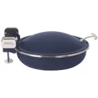 image of Spring USA 2382-467/36 Induction Sauteuse, 15-1/4" Dia x 6" H, 4 Qt, Cover, Sapphire Chrome
