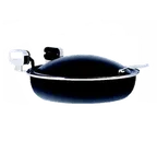 image of Spring USA 2382-8/36 Sauteuse, 1‑1/4‑4 Qt., 15‑1/4" Dia. x 6" H, Cover, Ti/Chrome, Induction Ready