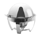 image of Spring USA 2510-6/35 Rondo Chafer, Round 8-Qt 13-3/4" Dia, Roll-Top Lid, 18/10 Stainless Steel, NSF