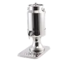 image of Spring USA 2528-6/5 Milk Dispenser 5-1/4 Qt 18-1/2"H x7"D Plast., FA‑505 Spigot, 18/10 SS Faucet