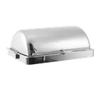 image of Spring USA 2546-6A Rondo Chafer – 14 Qt, 26" × 18.9" × 9", Roll-Top Lid, 18/10 Stainless 120V 700W