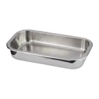 image of Spring USA 271-66/11 Insert For 2271-5 Server, 4 Qt Rectangular Stainless Steel Inset, Oven Safe