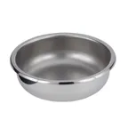 image of Spring USA 272-66/27 Insert, 10.2" x 10.2" x 4.75" Round 4 Qt Steel Inset, Oven Safe