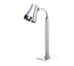image of Spring USA 2791-5-220 Heat Lamp - 8"W x 10-1/2"D base, 25-3/5" Height, Stainless Steel, 250W Bulb, 220-240V 