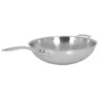 image of Spring USA 8216-60/34 Induction Wok, 7.3 Qt, 13-3/8" (34 cm) Dia, Steel, 2 Handles, Rolled Edges