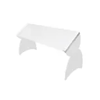 image of Spring USA PSG36C Sneeze Guard, 36"W X 18"D X 17-3/10"H, Pivoting, Folds Flat