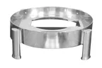 image of Spring USA S572-6/38 Chafer Stand – 21-1/4" Dia x 6" H, Stainless Steel, Fits 6qt Radiance Server