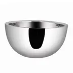 image of Spring USA SK-5401141 Skyra Dobbelt Revere Serving Bowl, 7" x 5", 1.79 Qt 1.7 L Steel Mirror