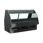 image of Structural Concepts GMG6 75" Single Duty Curved Refrigerated Meat Display Case, Remote