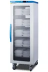 image of Summit AWC12PB Medical Linen / Blanket Warming Cabinet, 12.54 cu. ft., 24" W, Easy Mobility