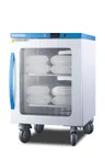 image of Summit AWC6PB Medical Linen / Blanket Warming Cabinet, 5.22 cu. ft., 24" W, Easy Mobility