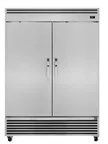 image of True TGN-2R-2S 48" 2-Solid Door Reach-In Refrigerator, Bottom Mounted, 1/4 HP