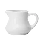 image of Winco ACD-6 Creamer, 6-8 oz, White Porcelain with Handle, 2-3/4" L x 2-1/4" W x 2-3/4" H – 1 Dozen