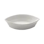 image of Winco DBS-2 Boat‑Shape Porcelain Dish, 2 oz, 4‑1/2"L x 2‑3/8"W x 1‑1/4"H, White Finish - 1 Dozen