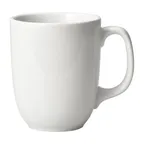 image of Winco SMC-15 Sipstyle Mug, 15 oz White Porcelain, 3-1/2" Dia x 4-1/4" H, Non‑Stackable - 1 Dozen