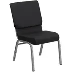 image of Flash Furniture FD-CH02185-SV-JP02-GG Hercules Series Stacking Church Chair, 800 lb. weight capacity, patterned fabric upholstery