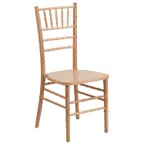 image of Flash Furniture XS-NATURAL-GG Hercules Chiavari Chair, Ladder Back, Acacia Wood, 1100 lb.
