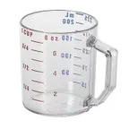 image of Cambro 25MCCW135 - 1‑Cup Measuring Cup, 8 oz Clear Polycarbonate, Dishwasher Safe