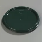 image of Carlisle 1077108 Storplus Food Storage Lid – 2‑4 Qt. Green, Round, Polypropylene, Date‑Indicator