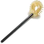 image of Carlisle 363300 Flo-Pac Bowl Brush, 21" Long, 6" x 4-1/2" Polypropylene Bristles - Plastic Handle