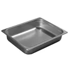 image of Carlisle 607122 DuraPan 1/2-Size 4-Qt Steam Table Pan, 2-1/2" Deep, Stackable, AntiJam, 24 Gauge