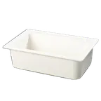 image of Carlisle CM110002 Coldmaster Food Pan – 1/1 Full‑Size 6" Deep White ABS Gel‑Insulated NSF BPA‑Free