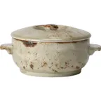 image of Steelite 1131B828 - Green Soup Bowl, 15 Oz (6.5" x 4.875" x 2.25"), Ceramic Oven Safe 530°F, 6/Case
