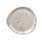 image of Steelite 11550520 White Ceramic Plate, 12" x 10.875" x 1.125", Vitrified, Oven Safe 530°F - 1 Dozen