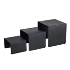 image of Spring USA XC3200*3 Riser Set, 8"x8"x8", 7"x7"x6", 6"x6"x4", Hammered Steel, Titanium-Coated - Set