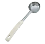 image of Vollrath 62167 Spoodle Spoon, 3 Oz Stainless Steel, 13-1/16" Length, Ivory Grip N Serv Handle