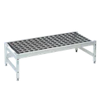 image of Fermod 1R47B12 Fermostock Dunnage Rack, 47"W x 18"D x 12"H, 800 lbs, Aluminum, NSF