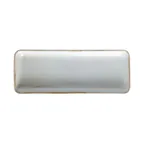 image of GET PA1605497712 Rectangular China Platter Tray, 14-1/6" x 5-1/2", Beige Artisan Finish - 1 Dozen