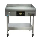 image of AccuTemp GGF1201B3650-S2 36" Floor Model Natural Gas Griddle w/ Stand, Digital Controls, 70.000 BTU