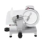 image of Adcraft SL-9 Meat Slicer – 9" Knife, 1/4 HP Belt Drive, Gravity Feed, 6"x5" Capacity, 5/8" Max Thickness, Aluminum, 120V